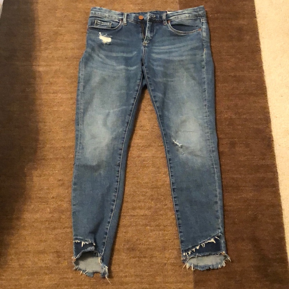 Blank NYC skinny jeans with ankle detail